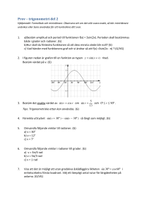 Prov trigonometri del 2