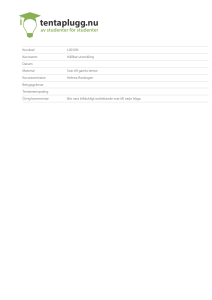 L0010N svar gamla tentor LP3 11-12