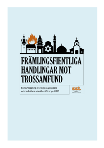 främlingsfientliga handlingar mot trossamfund
