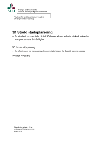 3D Stödd stadsplanering