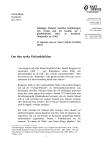 Om den ryska Finlandsbilden