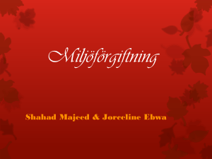 Miljöförgiftning