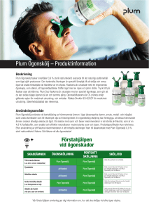 Plum Ögonskölj – Produktinformation
