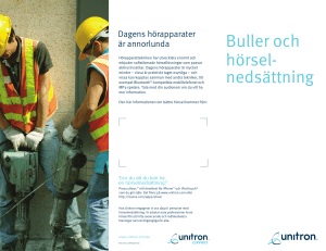 Buller och hörselnedsättning