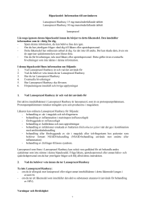 Lansoprazol Ranbaxy orodispersible tablet PL