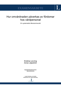 Hur omvårdnaden påverkas av fördomar hos vårdpersonal: En