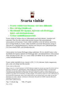 Svarta vinbär