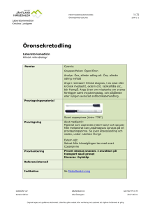 Öronsekretodling