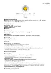 Kursplan - Karlstads universitet