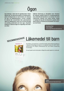 Ögon Läkemedel till barn
