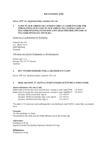 Suivac APP emulsion for injection PL