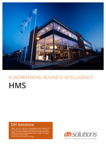 KUNDREFERENS: BUSINESS INTELLIGENCE