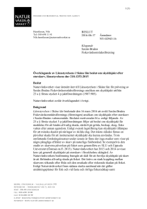 BESLUT 2016-06-17 Ärendenr: NV-02943-16
