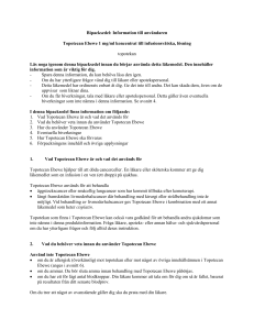 Bipacksedel: Information till användaren Topotecan Ebewe 1 mg/ml