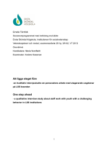 Att ligga steget före One step ahead