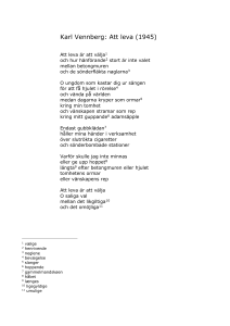 Karl Venneberg: Att leva (1945)