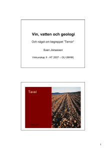 Vin, vatten och geologi