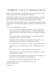 CV Simon Marainen