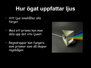 Hur ögat uppfattar ljus