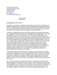 Professor Stefan Jansson Umeå Plant Science Centre Fysiologisk