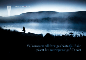 Välkommentill Sveriges bästa fjällfiske – på ett lite