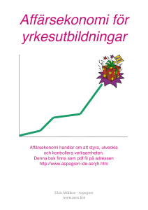 Affärsekonomi för yrkesutbildningar