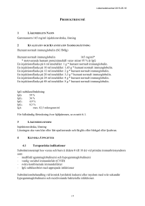 Gammanorm solution for injection