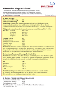 Riksstroke diagnoslathund reviderad april 2014