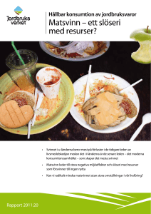 Matsvinn – ett slöseri med resurser?
