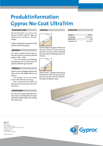 Produktinformation Gyproc No