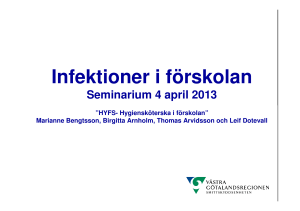 Infektioner i förskolan