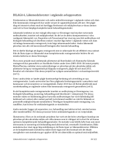 BILAGA 6, Läkemedelsrester i utgående avloppsvatten