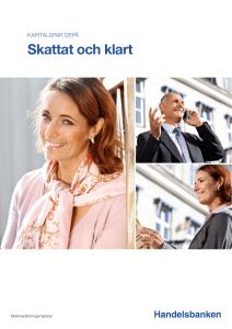 Skattat och klart