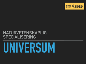 Astronomi, lektion 2