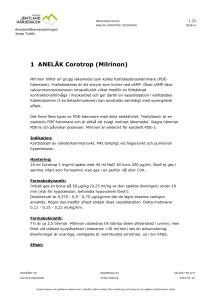 ANELÄK Corotrop (Milrinon)