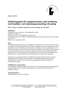 Spärrar i utbildningen