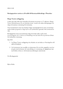 RP motion nr 20 Teatern