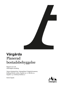 Vårgårda. Planerad bostadsbebyggelse