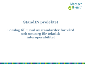 StandIN projektet