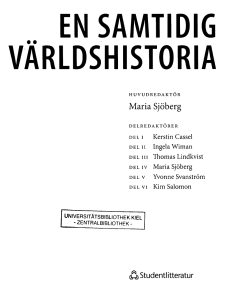 en samtidig världshistoria