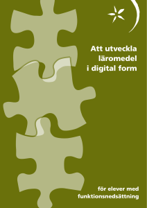 Att utveckla läromedel i digital form