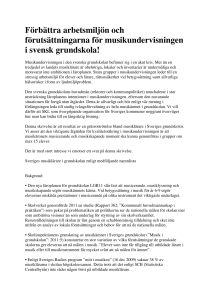 Förbättra arbetsmiljön och förutsättningarna för