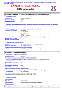 säkerhetsdatablad