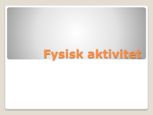 Fysisk aktivitet