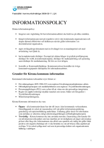 informationspolicy