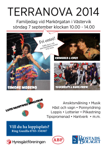 TERRANOVA 2014 - Bostadsbolaget Västervik