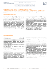 KIID - Deutsche Asset Management