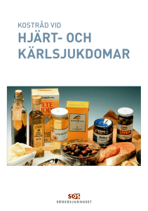 Kostråd vid hjärt- och kärlsjukdomar