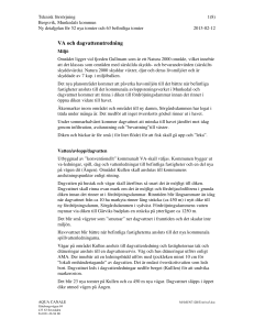 VA och dagvattenutredning