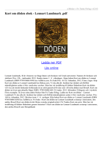 Kort om döden